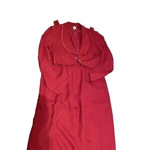 Vintage Unite Union USA Formal Dress & Bolero Jessica Rabbit Outfit Side Split